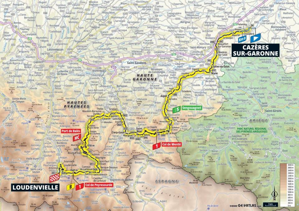 Samedi, 8ème étape : Cazères-sur-Garonne - Loudenvielle