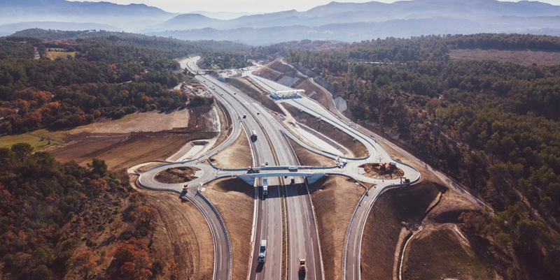 Inauguration du nouvel échangeur de Belcodène sur l'A52