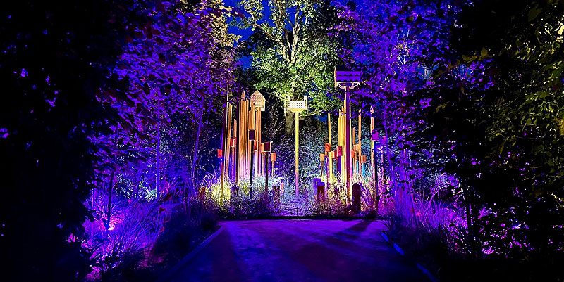 Nuits enchantées dans les jardins de Chaumont-sur-Loire