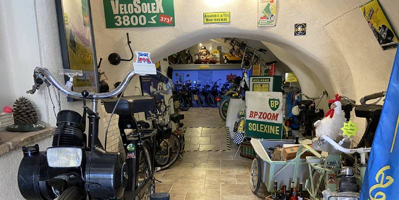 Le musée du Solex à Bargemon dans le Var