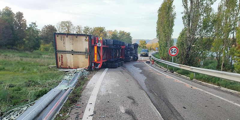 Accident sur l'autoroute A7 : sortie Chanas-Saint Rambert d'Albon fermée