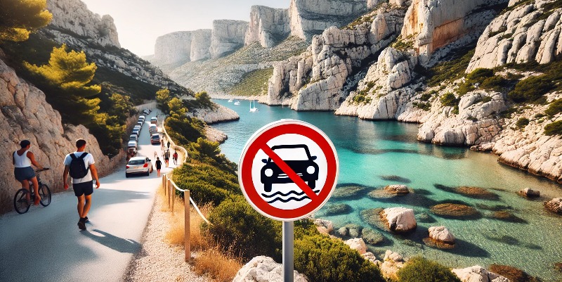 Journée sans voiture à Marseille pour protéger les Calanques