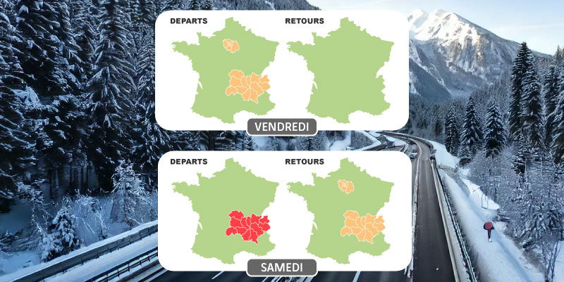 Comment éviter les bouchons ce week-end sur les routes des Alpes et d’Île-de-France ?