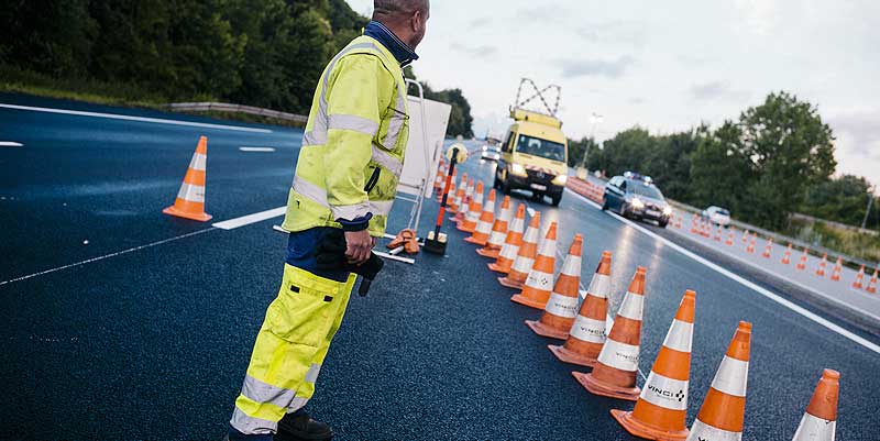 A81 Travaux pont entre Le Mans et Rennes