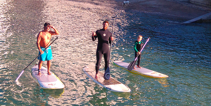 Stand Up Paddle à Bayonne