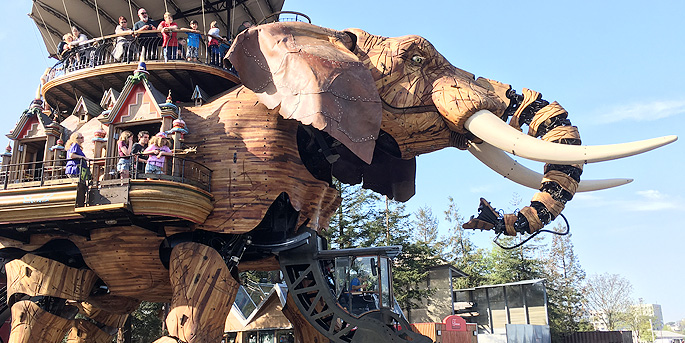 Le grand éléphant à Nantes