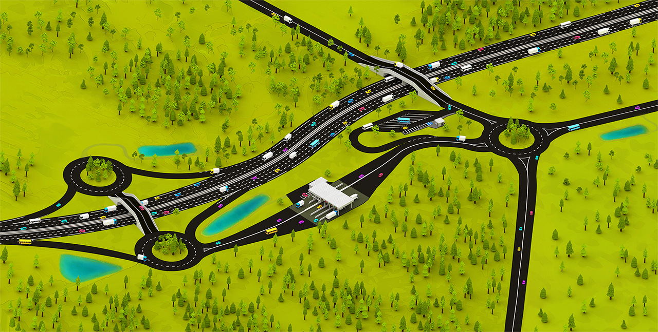 Inauguration du nouvel échangeur de Belcodène sur l'A52