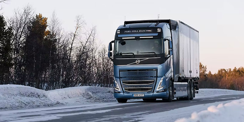 Volvo Trucks teste ses camions électriques à hydrogène