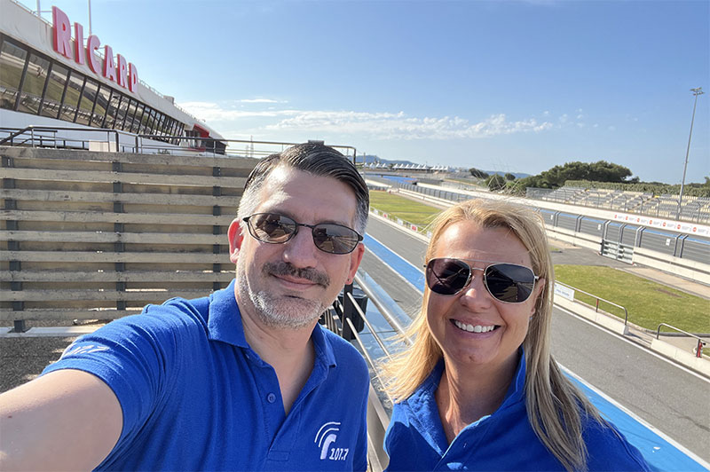 Émission depuis le Championnat de France Camions au circuit Paul Ricard