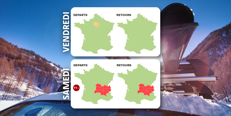Toutes les zones en vacances : les prévisions trafic