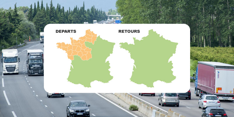 Changement de tendance : les retours deviennent majoritaires à partir du 15 Août