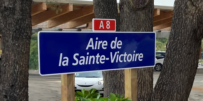 L’aire de la Sainte-Victoire inaugurée sur l’A8