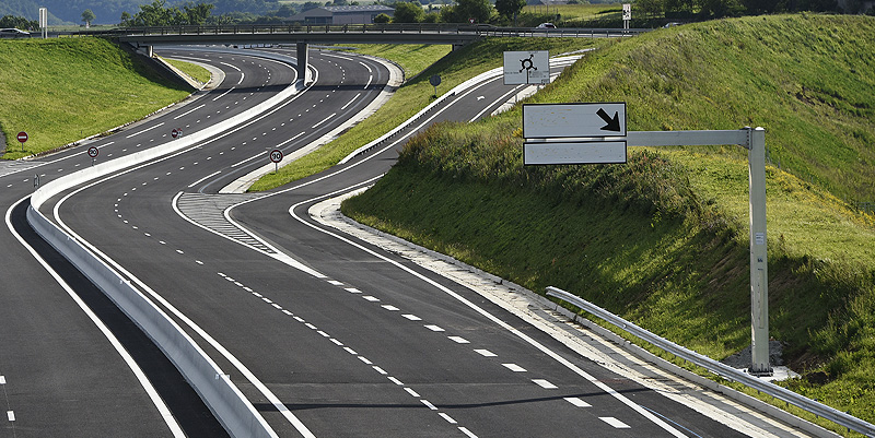 La signalisation des villes sur autoroute