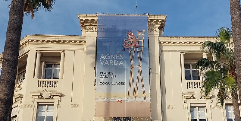 Exposition "Agnès Varda" sur la Croisette à Cannes
