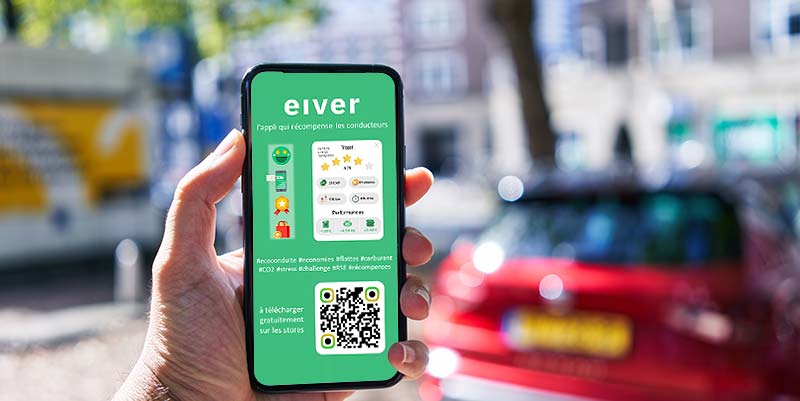 Application Eiver : Gagnez des récompenses pour une conduite écoresponsable