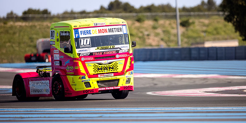 Émission depuis le Championnat de France Camions au circuit Paul Ricard