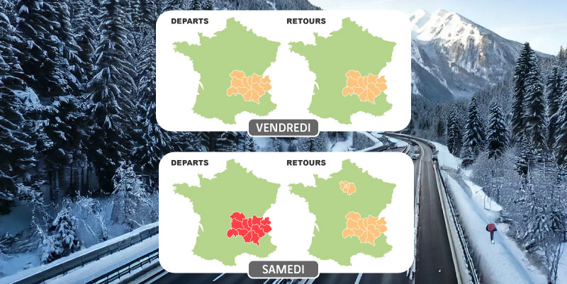 Trafic en Auvergne-Rhône-Alpes et Île-de-France : où seront les bouchons ce week-end ?