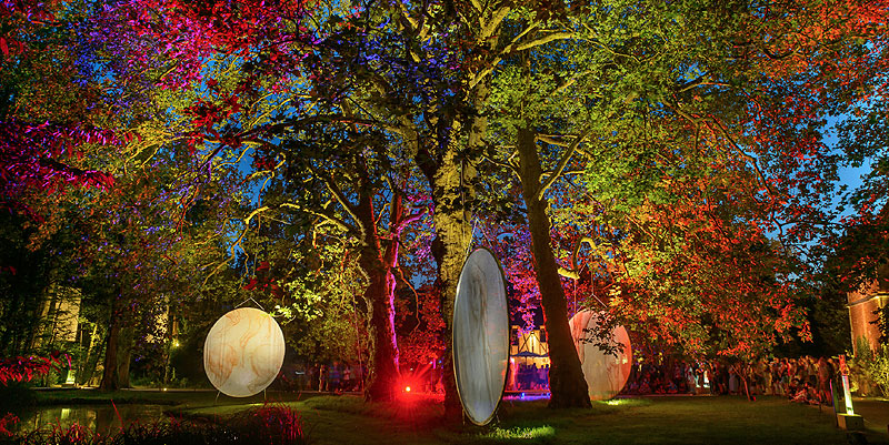 ''Flâneries Nocturnes'' dans le parc du Château du Clos Lucé à Amboise