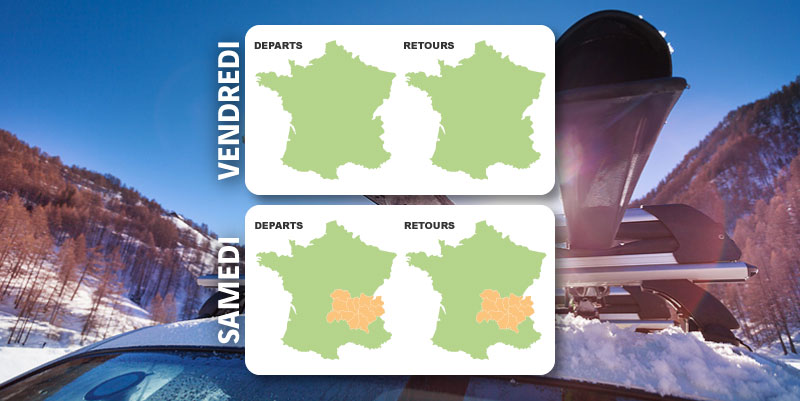 Fin des vacances d'hiver : les prévisions trafic