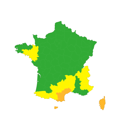 carte vigilance jour J+1