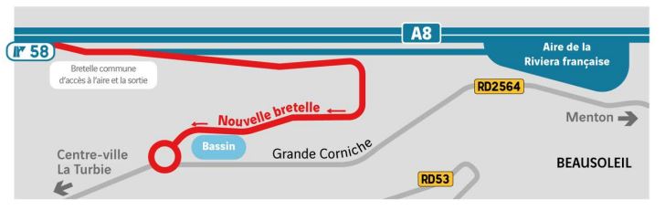 Nouvelle bretelle Monaco-Est: changement majeur pour la circulation locale