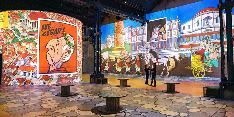 ''Astérix, le voyage immersif'' est à découvrir à l’Atelier Lumières de Paris