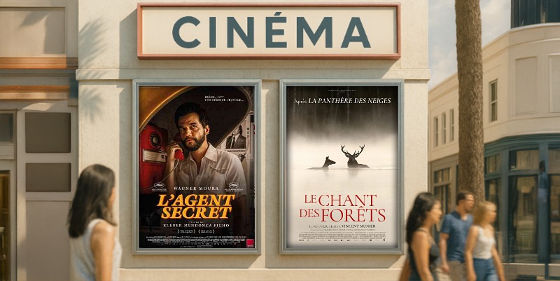 Au cinéma le 17 décembre : L’agent Secret et le Chant des Forêts