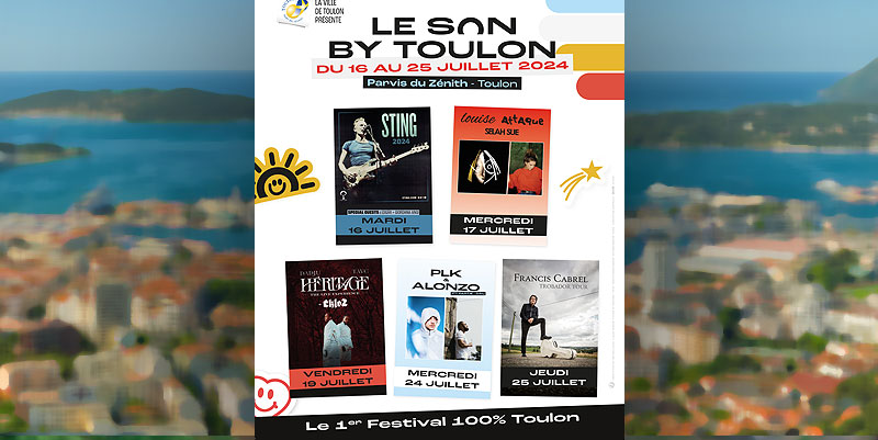 Une première édition qui promet pour le Festival ''Son By Toulon''