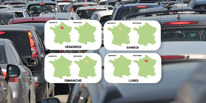 Des bouchons pour le 8 mai ? les prévisions trafic