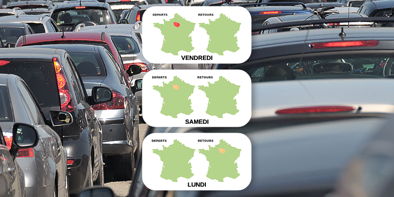 Week-end du 1er mai : les prévisions trafic