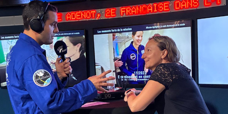 Une émission 100% spatiale : Le 107.7 en direct de la Cité de l’espace à Toulouse