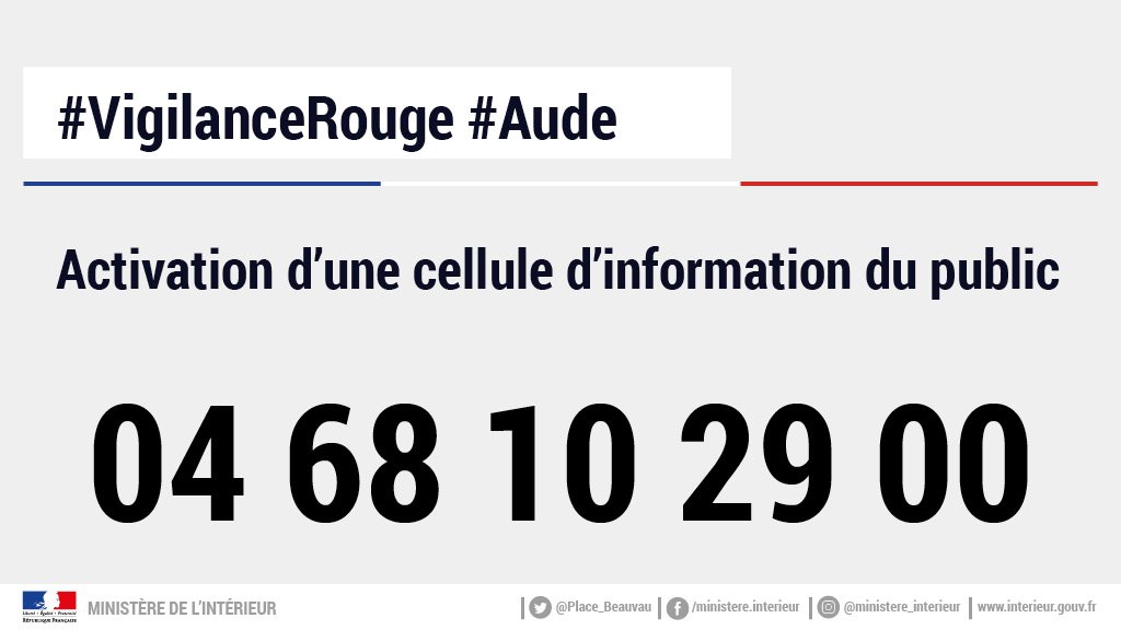 Inondations dans l'Aude