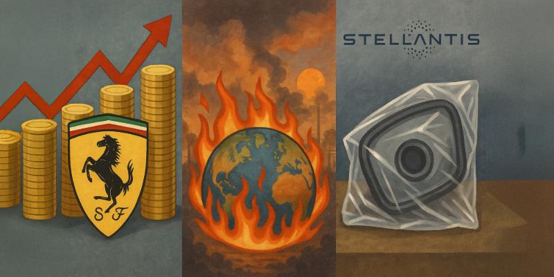 Vols chez Stellantis, bénéfices Ferrari en hausse, TotalEnergies pessimiste sur le climat