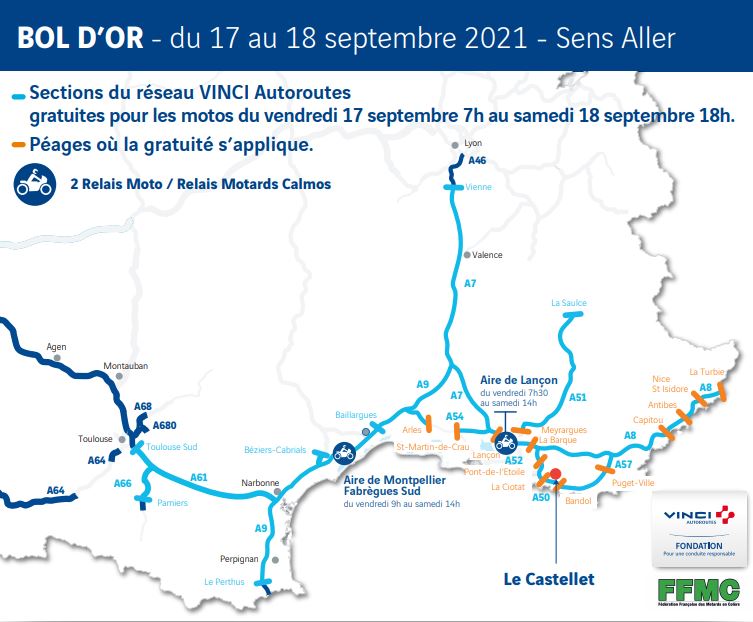 Des relais motos pour le Bol d'Or