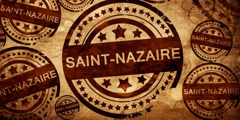 illustration de Saint-Nazaire : Base, sous-marin et paquebots