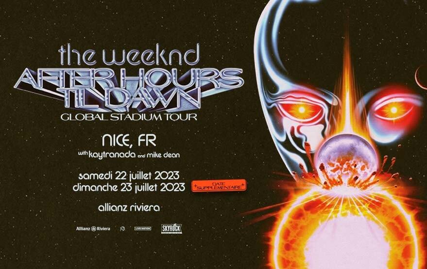 The Weeknd en concert à Nice à l’Allianz Riviera