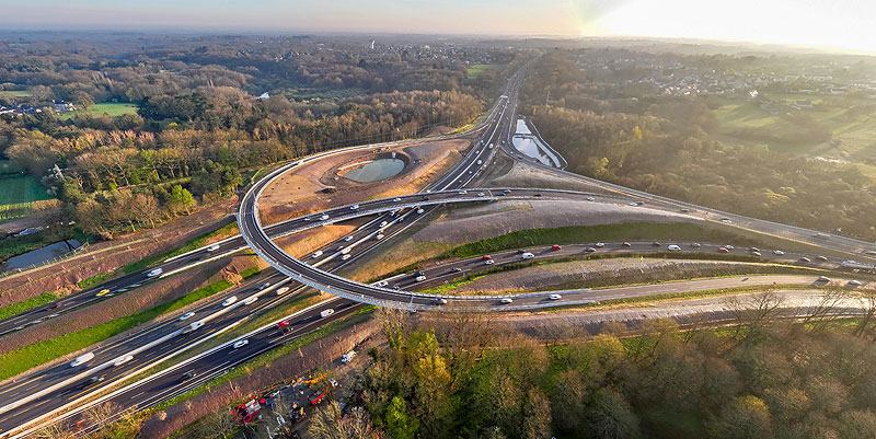 Inauguration de la Porte de Gesvres sur le périphérique nantais