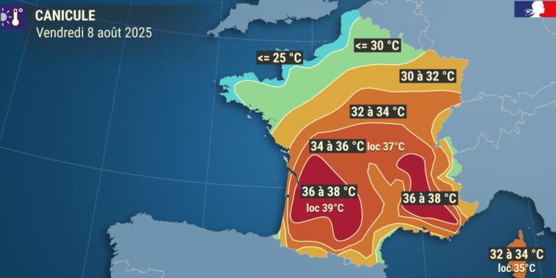 Vague de chaleur et trafic dense : 28 départements en vigilance orange canicule