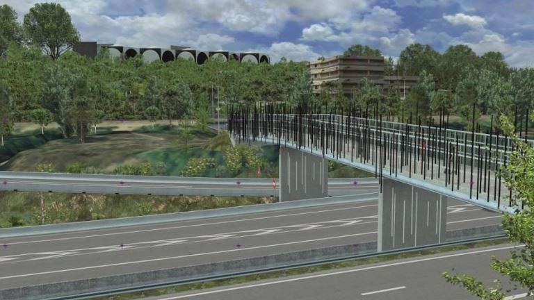 La nouvelle bifurcation A8/A51 à Aix-en-Provence