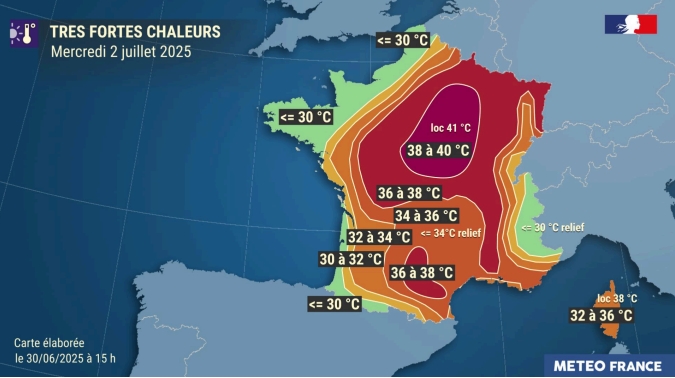 Météo-France alerte : vigilance rouge, chaleur record et nuits tropicales