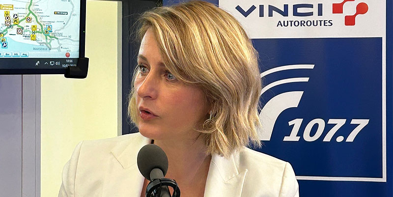 Florence Guillaume de passage au 107.7