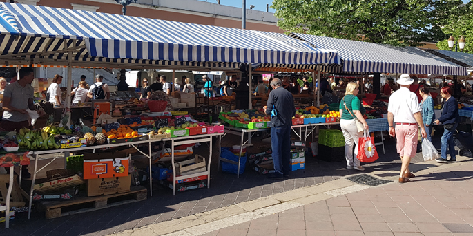 illustration de Le marché du Cours Saleya à Nice