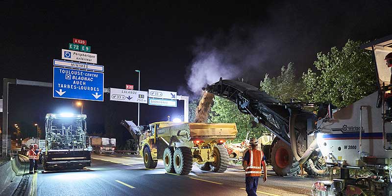 illustration de A61 fermeture Toulouse-Sud - Montgiscard