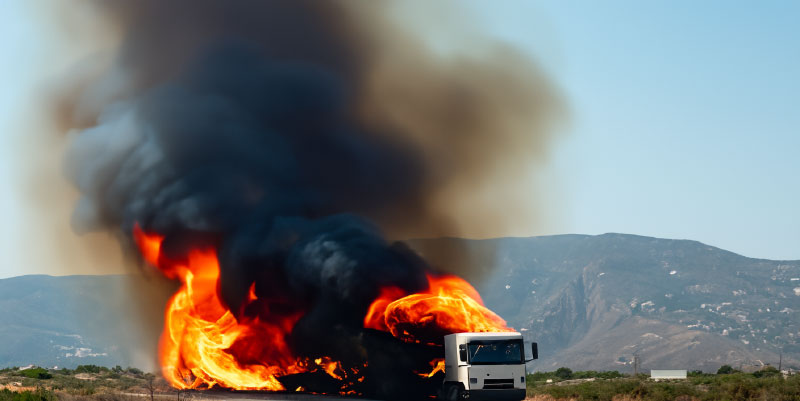 Poids lourd en feu à Sigean : l'autoroute A9 coupée en direction de Barcelone