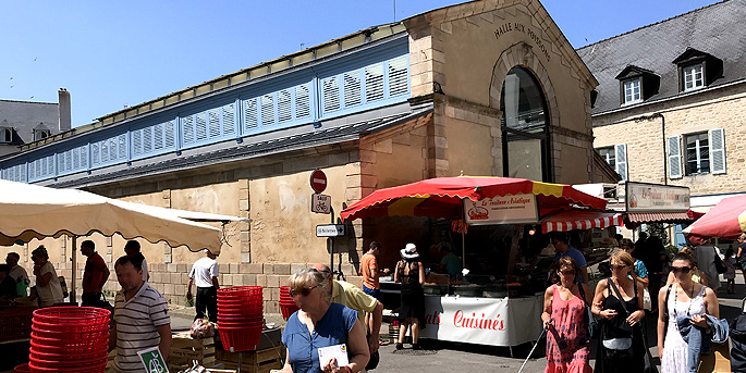 Le marché de Vannes en Bretagne