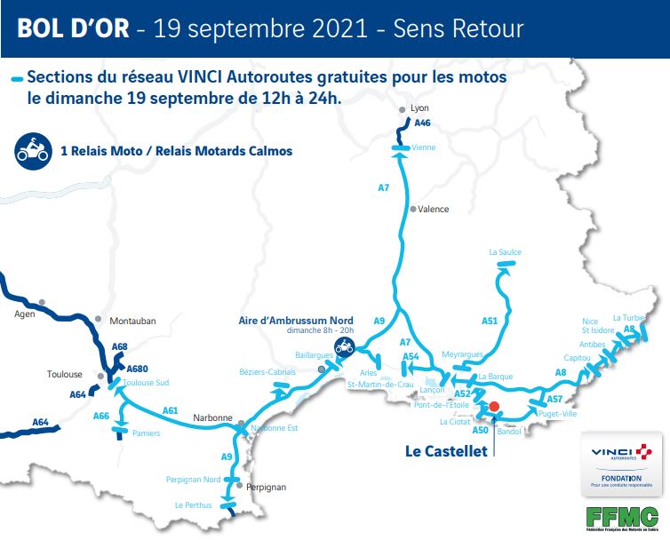 Des relais motos pour le Bol d'Or