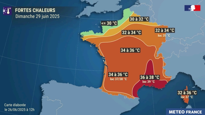 Alerte Orange Météo France : la canicule précoce atteint le sud-est du pays ce vendredi