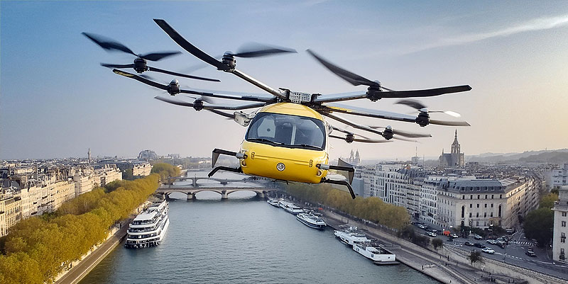 Taxi volant pour les JO de Paris : une solution durable ou un privilège pour ultra-riche ?