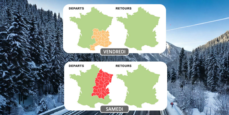Début des Vacances d’Hiver 2025 : trafic, horaires et conseils pour éviter les bouchons