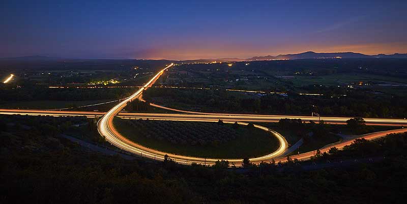 A8/A52 fermeture bretelle Aix vers Aubagne